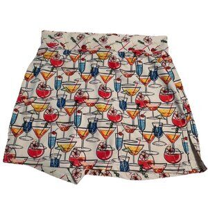 Skort Obsession Ladies Sm Tennis Golf Pickleball skort Drinks Cherry
